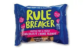 Rule Breaker Snacks vegan, gluten-free brownie