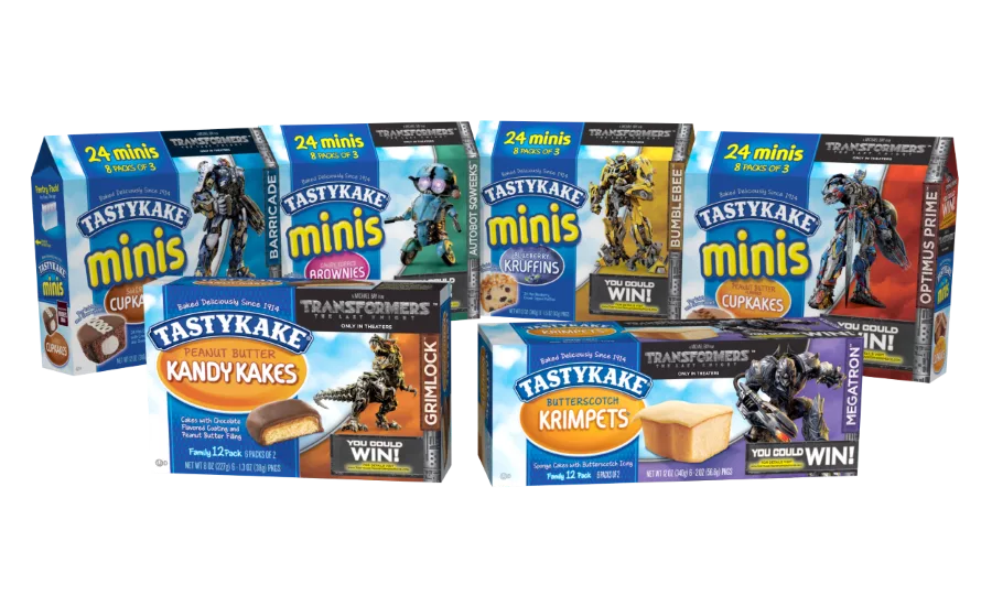 Tastykake partners with Transformers