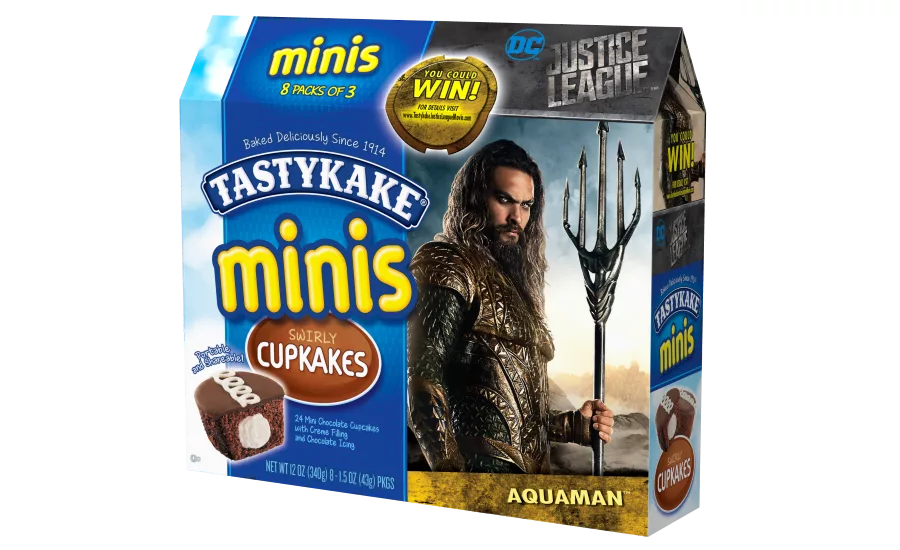 Tastykake partnership with Justice League movie