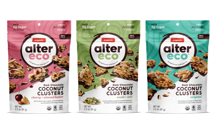 Alter Eco dark chocolate bags
