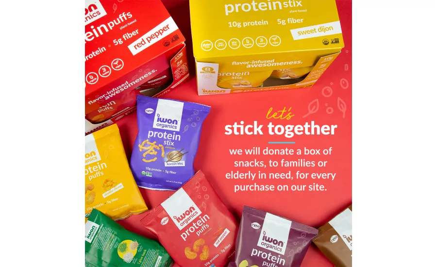 IWON organics leans in to giving back in response to COVID-19