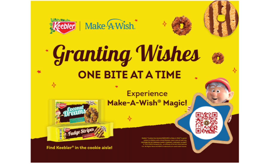 Keebler partners with Make-A-Wish, debuts specially-marked packaging and AR experience