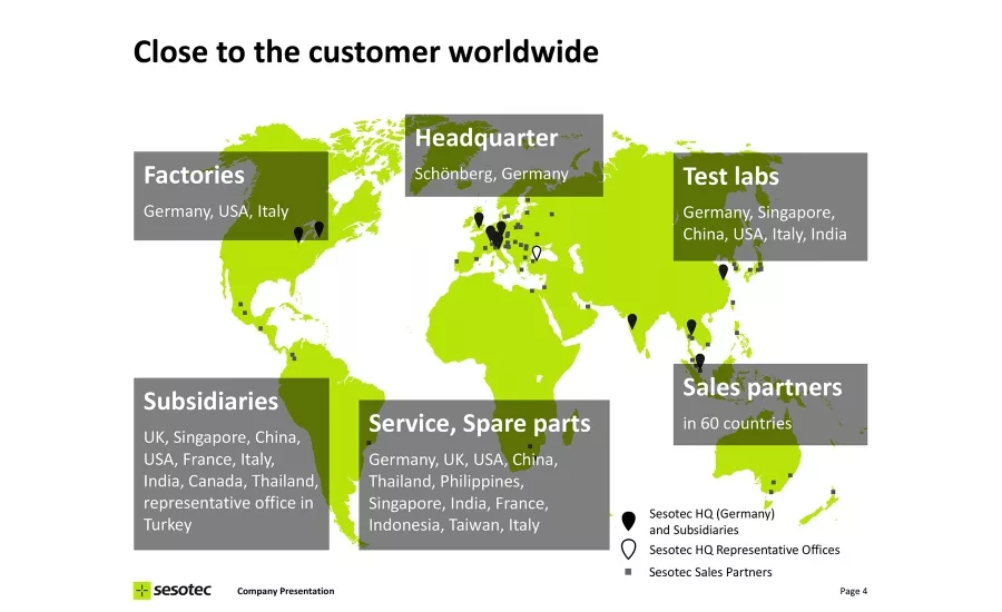 Sesotec Service expansion