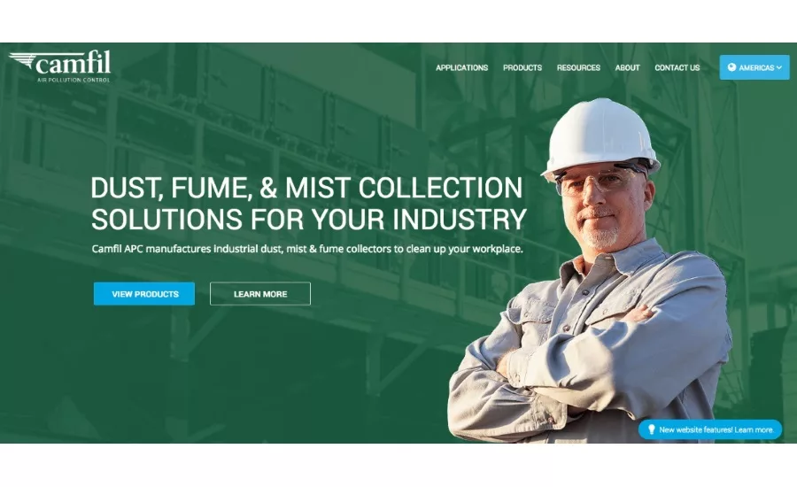 Camfil APC new mobile-friendly website