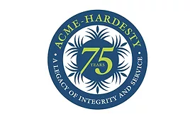 ACME-Hardesty 75th anniversary logo
