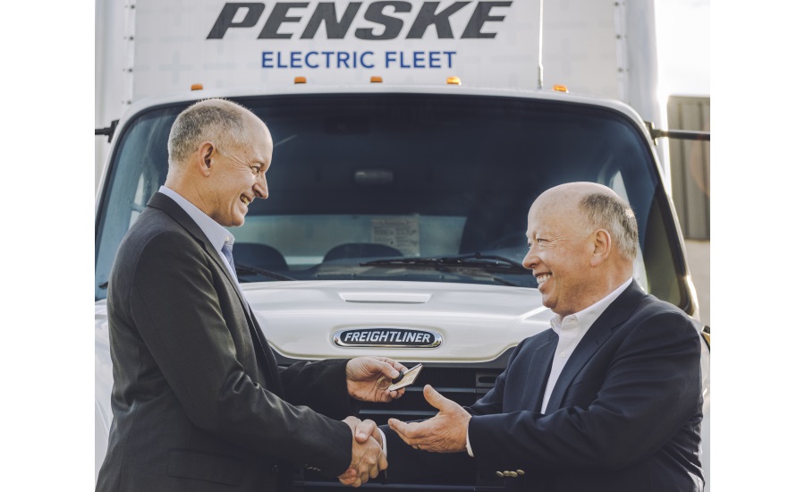 Daimler Trucks North America Delivers Its First Battery-Electric Commercial Truck to Penske Truck Leasing