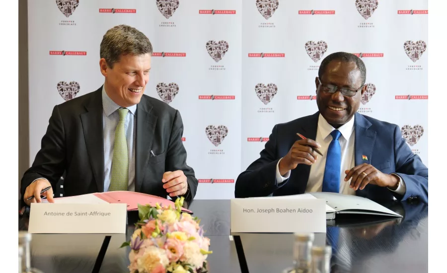 Barry Callebaut and Ghana intensify cooperation on a sustainable cocoa farming model