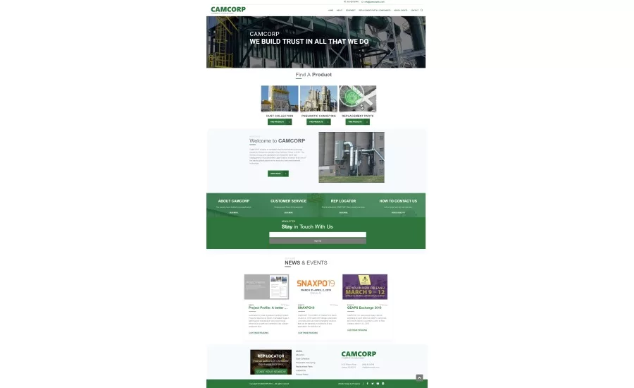 CAMCORP new website
