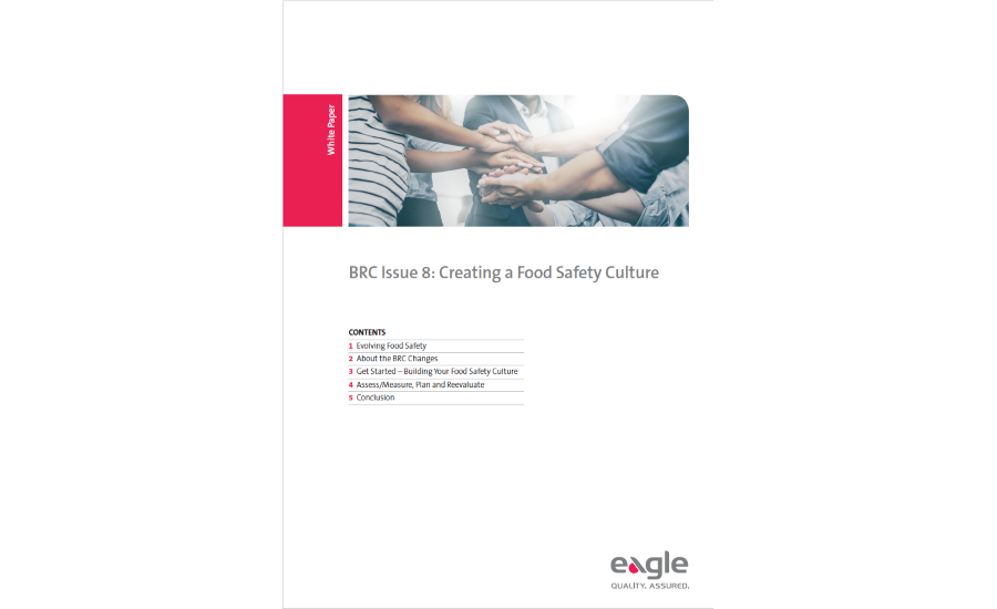 Eagle Product Inspection Guide to Building a Food Safety Culture