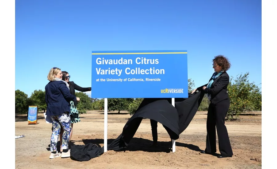 Givaudan demonstrates its commitment to citrus biodiversity with new donation to University of California, Riverside