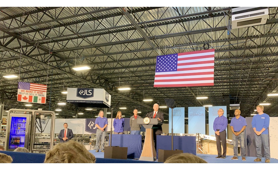 Vice President Pence Visits JLS Automation to Discuss Trade Deal