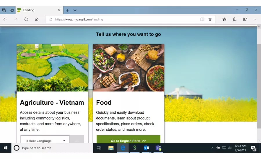 New e-commerce platform for Cargill edible oil customers