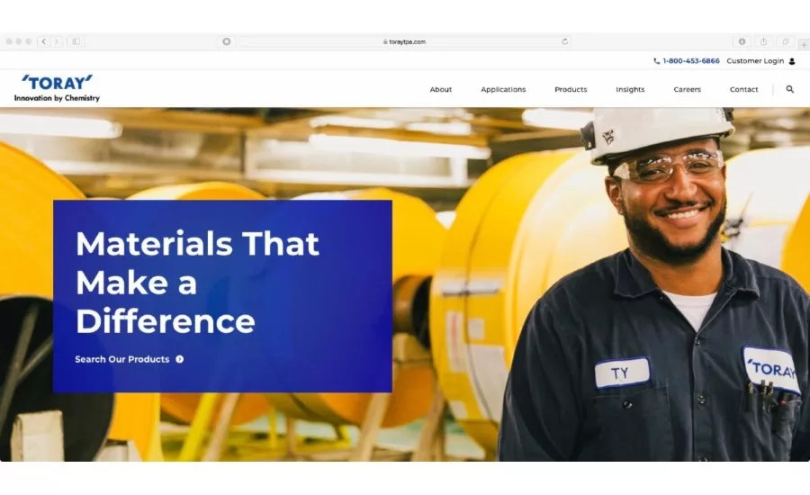Toray Plastics (America), Inc., Launches a New Website