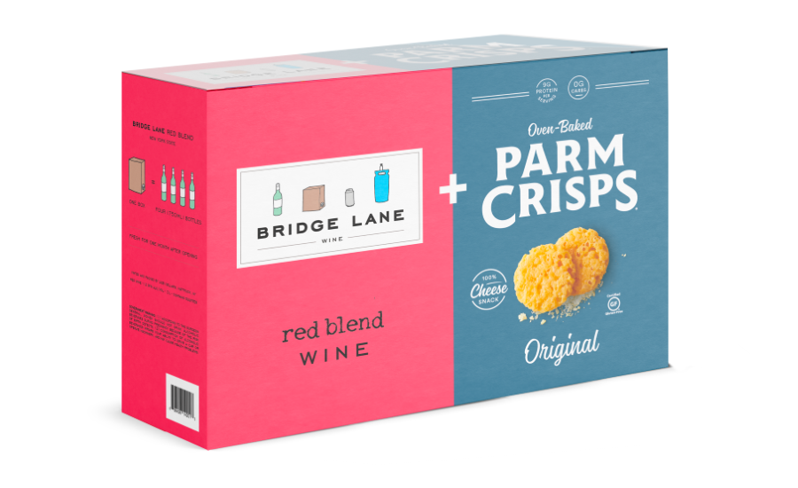 ParmCrisps and Bridge Lane Wine partnership