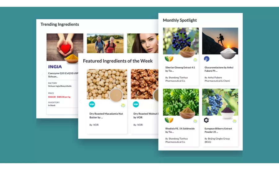 Ingredientsonline.com launches homepage redesign
