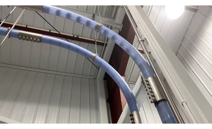 Snack and bakery market: Fast, thorough wet cleaning of conveyors ensures food safety