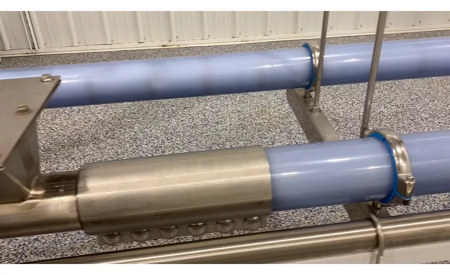 Snack and bakery market: Fast, thorough wet cleaning of conveyors ensures food safety