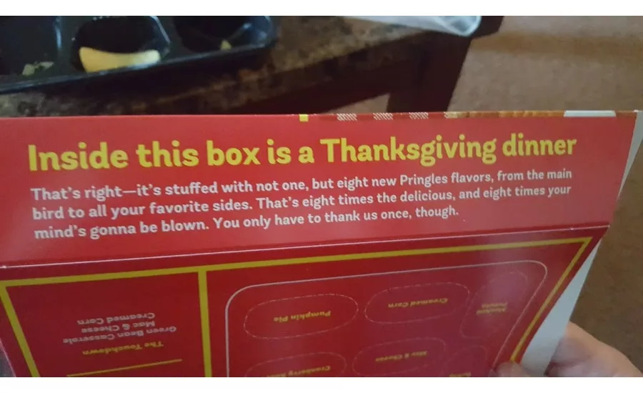 Pringles Thanksgiving Dinner chips