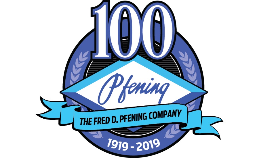 Fred D. Phening Co. anniversary logo