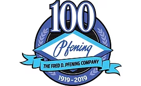 Fred D. Phening Co. anniversary logo