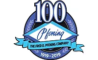 Fred D. Phening Co. anniversary logo