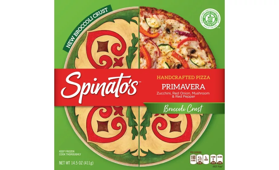 Spinatos broccoli crust frozen pizza