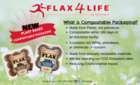 Flax4Life unveils new plant-based compostable packaging