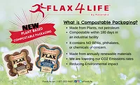 Flax4Life unveils new plant-based compostable packaging Flax4Life unveils new plant-based compostable packaging